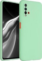 kwmobile telefoonhoesje voor Xiaomi Redmi 9T - Hoesje voor smartphone - Back cover in mat mintgroen