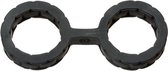 Doc Johnson - Japanese Bondage - Silicone Cuffs - Small - Black