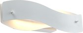 Arcchio - LED wandlamp - 1licht - aluminium, ijzer - H: 11 cm - wit - Inclusief lichtbron