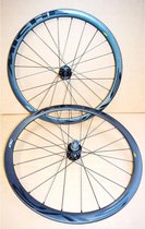 Miche wielset SWR full carbon RC 38/38 fluo geel Shima