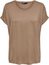 Only T-shirt Onlmoster S/s O-neck Top Noos Jrs 15106662 Brownie Dames Maat - XXL