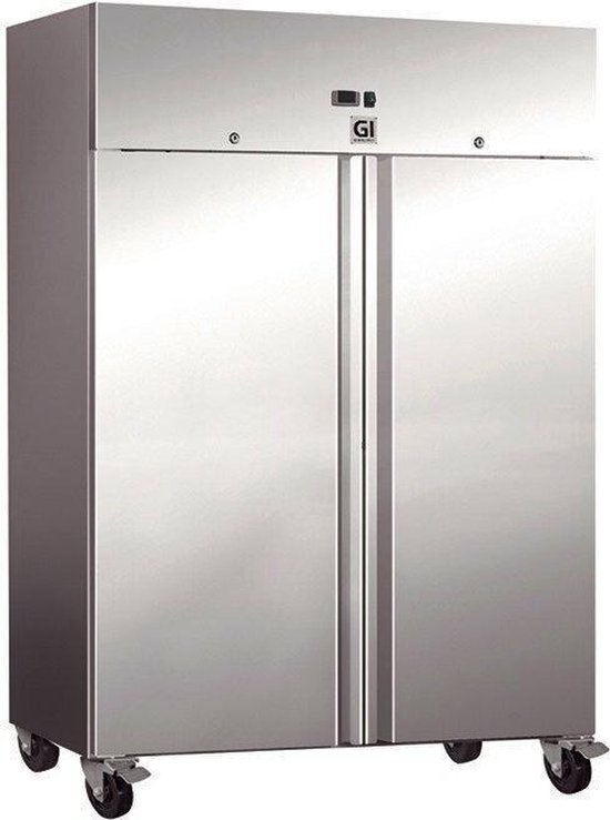 Gastro-Inox RVS Koeling 1200 Liter, Geforceerd Gekoeld, Gastro-Inox 201.014