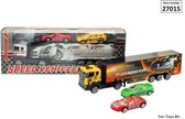Toi Toys Speedtruck met 2 Racewagens (1 stuk) assorti