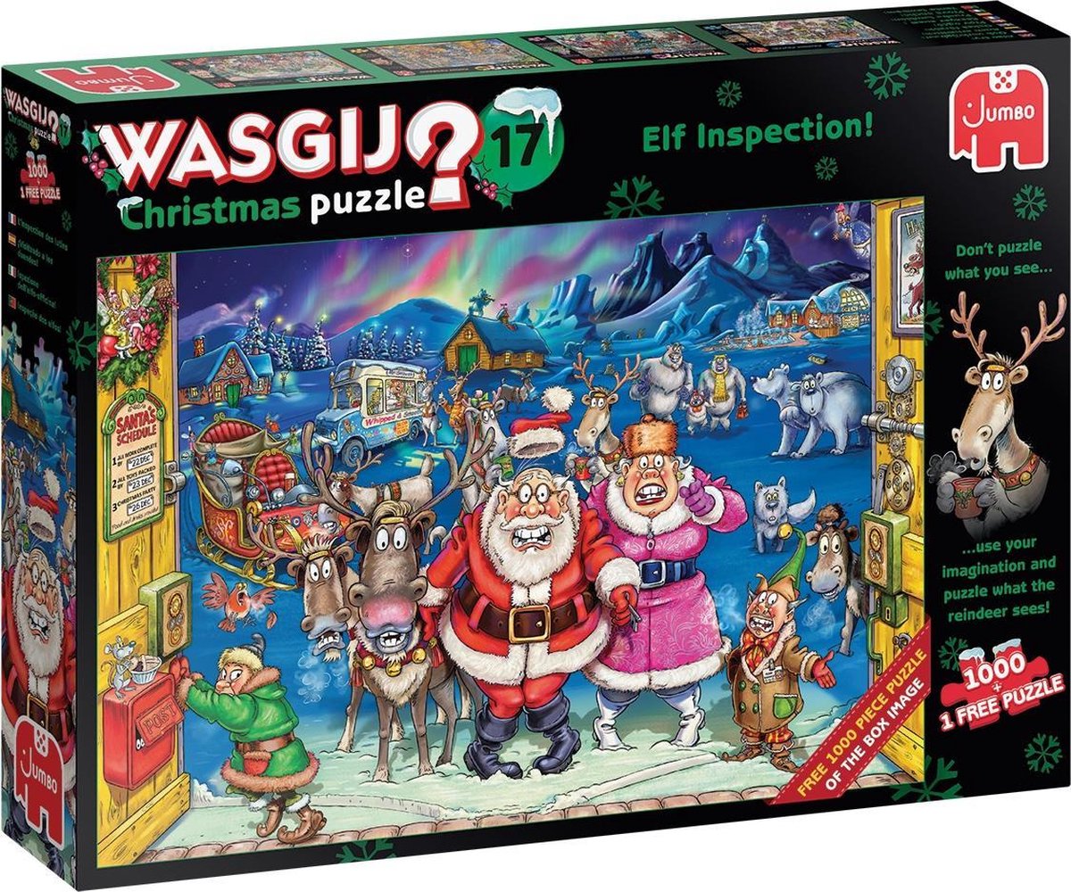 Wasgij Christmas 17 Elfinspectie puzzel - 2x1000 stukjes