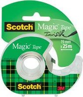 3M Scotch plakfolie Magic 810, onzichtbaar, in handdispenser