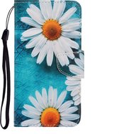 Xiaomi Redmi Note 9 Hoesje - Mobigear - Design Serie - Kunstlederen Bookcase - Daisy - Hoesje Geschikt Voor Xiaomi Redmi Note 9