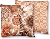 HIP Sierkussen - Kussentje - 48x48cm - Polyester - Rivkah Koper