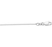 YO&NO - Ketting - Zilver - Venetiaans -  1,1 mm - 41 + 4 cm - Zilver 925