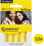 10x OHROPAX Yellow 10st (100 stuks)