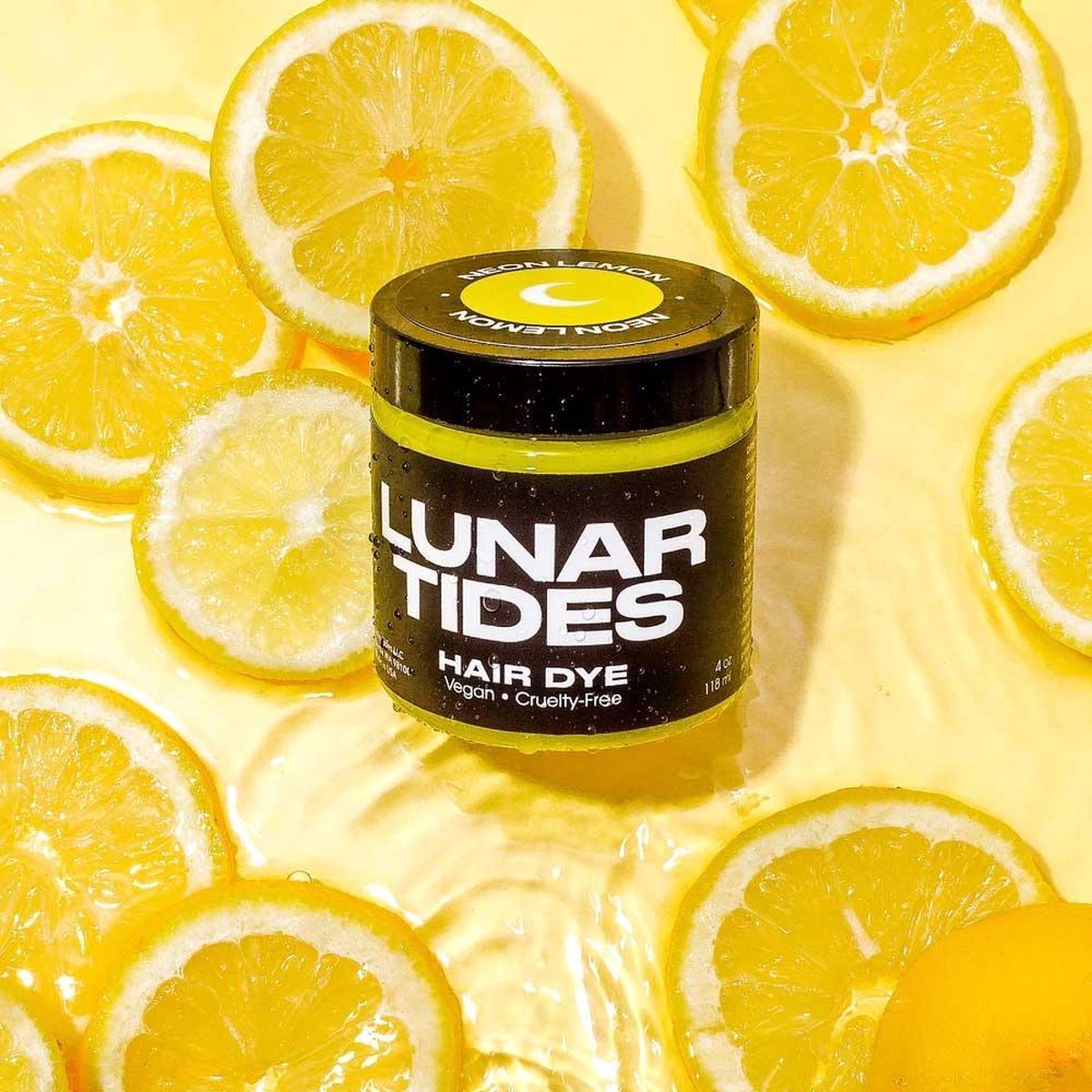 Lunar Tides - Neon Lemon Semi permanente haarverf - One Size - Geel