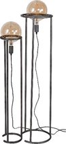 DePauwWonen Karson Staande lamp - Geleverd incl Ledlampen - E27 - Charcoal
