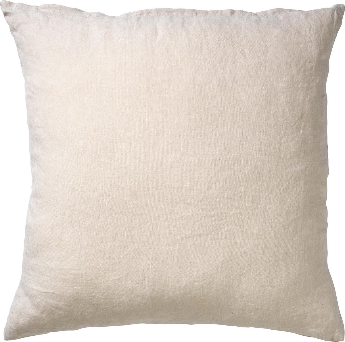 Dutch Decor LINN - Sierkussen 45x45 cm - 100% linnen - effen kleur - Pumice Stone - beige - Inclusief binnenkussen - Luxe kussens voor woonkamer & bank