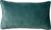 Dutch Decor FINN - Kussenhoes 30x50 cm - velvet - lendekussen - Sagebrush Green - groen - met rits - zonder binnenkussen