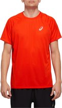 Asics Sport Run Top 150621-801, Mannen, Rood, T-shirt, maat: L