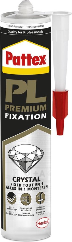 Pattex 1957323 PRO PL Premium Crystal 290 gr - Montagekit