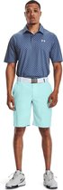 UA Performance Printed Polo-Mineral Blue / Isotope Blue / Isotope Blue -Maat L