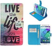 Motorola X Style Hoesje Wallet Case Life