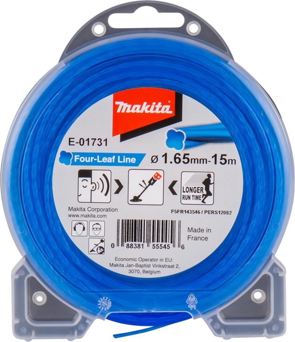 Makita Maaidraad 1,65x15 meter blauw - E-01731 | bol.com