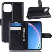 iPhone 11 Pro Hoesje Wallet Case Zwart
