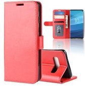 Samsung S10 Hoesje Wallet Case Rood
