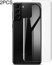Voor Samsung Galaxy S21 Plus 5G 2 STUKS IMAK 0.15mm Gebogen Full Screen Protector Hydrogel Film Rugbeschermer