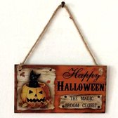 2 PCS Halloween Ghost Festival houten ambachten lijst decoratie cadeau hangende plank (JM00581)