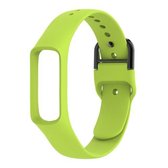 Smart Watch Pure Color siliconen polsband horlogeband voor Galaxy Fit-e (groen)