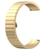 Voor Garmin Vivoactive 3 metalen vervangende polsband horlogeband (goud)