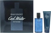 Davidoff Cool Water Intense 2 Piece Gift Set: Eau De Parfum 75ml - Shower Gel 75ml