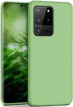 FONU Premium Siliconen Backcase Hoesje Samsung Galaxy S20 Ultra - Groen