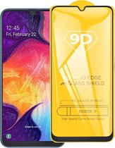 Voor Galaxy A20s 9D Full Glue Full Screen Tempered Glass Film