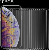 10 STUKS 9H 2.5D Gehard glasfilm voor iPhone XS Max
