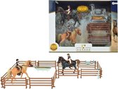 Toi-toys Horses Pro Twee Paarden Met Ruiters En Accessoires
