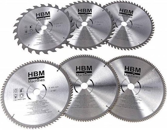 HBM 300 mm HM cirkelzaagblad met 40 tanden