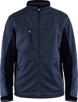 Blåkläder 4950-2516 Softshell Jack Donker marineblauw/Zwart maat XXL