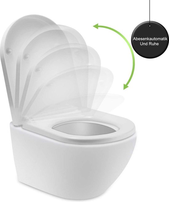 Dwars zitten Matron Blij WC Bril-Toiletbril-Soft close en quick-release-functie | bol.com