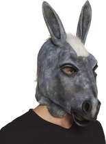 Boland - Latex grijze ezel masker voor volwassenen - Maskers > Integrale maskers
