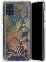 Selencia Zarya Fashion Extra Beschermende Backcover Samsung Galaxy A51 - Paisley Gold