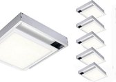 ALU Opbouwkit voor 60x60 Slim LED Paneel (pak van 6) - Overig - Zilver - Pack de 6 - Alu - SILUMEN