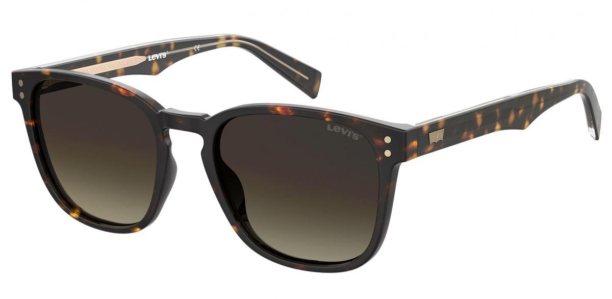 Levi's Zonnebril 5008/s Unisex Cat.3 Vierkant Acrylaat Bruin