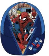 Marvel Spiderman cap - blauw - 52 cm (±2-5 jaar)