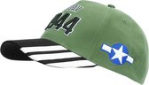 Fostex Garments - Baseball cap D-Day 1944 WWII 3D (kleur: Groen / maat: NVT)