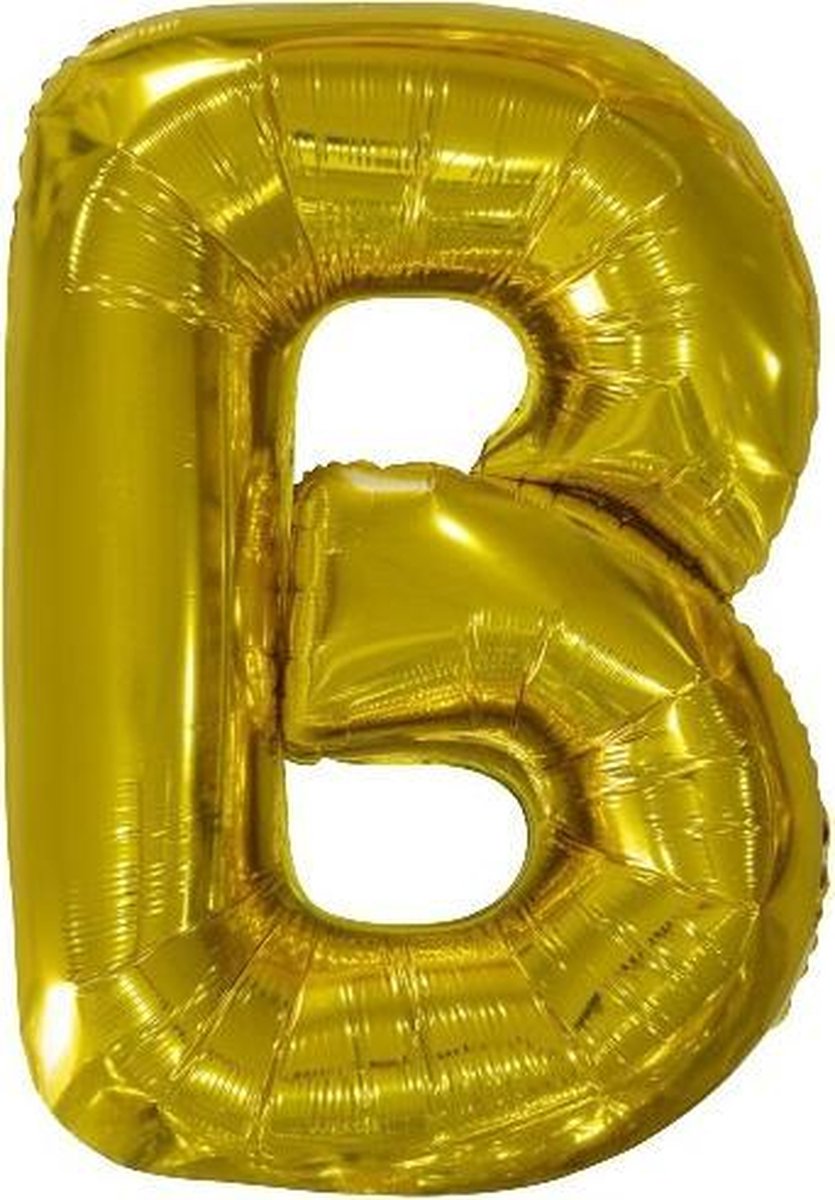 Amscan Letterballon B Folie 86 Cm Goud