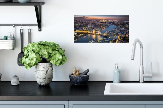 Affiche Sunrise - Londres - Skyline - 40x20 cm