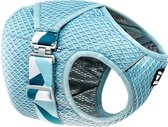 Hurtta Cooling Wrap - Koelvest voor honden - Kleur: Aquamarine - Maat: 55-65 cm