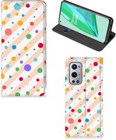 Leuk Hoesje OnePlus 9 Pro Smart Cover Dots