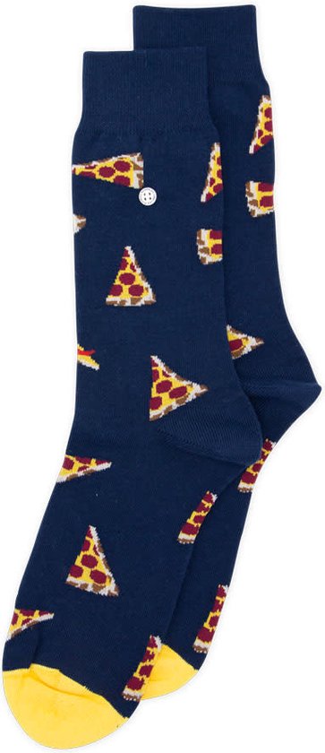 Alfredo Gonzales sokken pizza blauw II - 46-48
