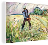 Peintures sur Toile - Le Haymaker - Edvard Munch - 120x90 cm - Décoration murale