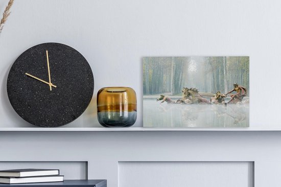 Fontaine Appollo à Versailles 30x20 cm - petit - Tirage photo sur toile (Décoration murale salon / chambre)