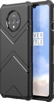 OnePlus 7T Hoesje - Mobigear - Diamond Serie - TPU Backcover - Zwart - Hoesje Geschikt Voor OnePlus 7T